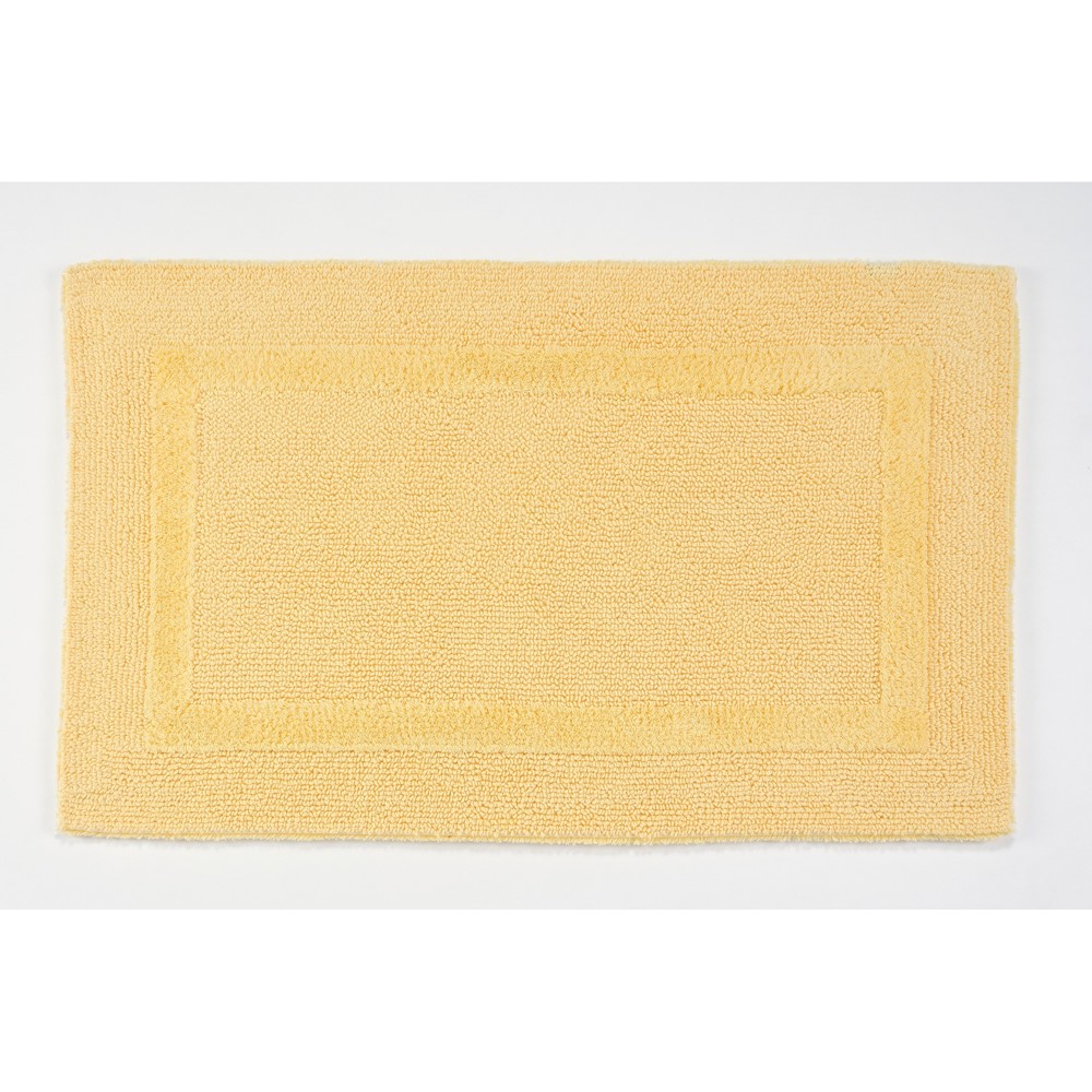 Reversible Bath Mat 803 by Designer Abyss & Habidecor in Popcorn Yellow